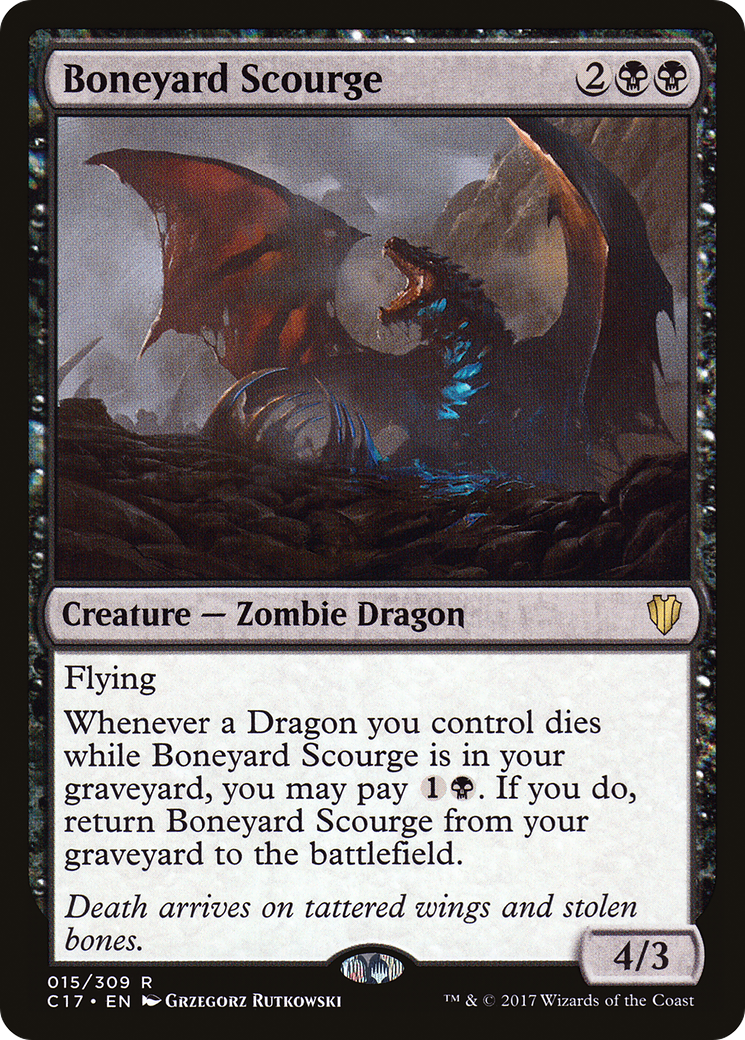 {R} Boneyard Scourge [Commander 2017][C17 015]