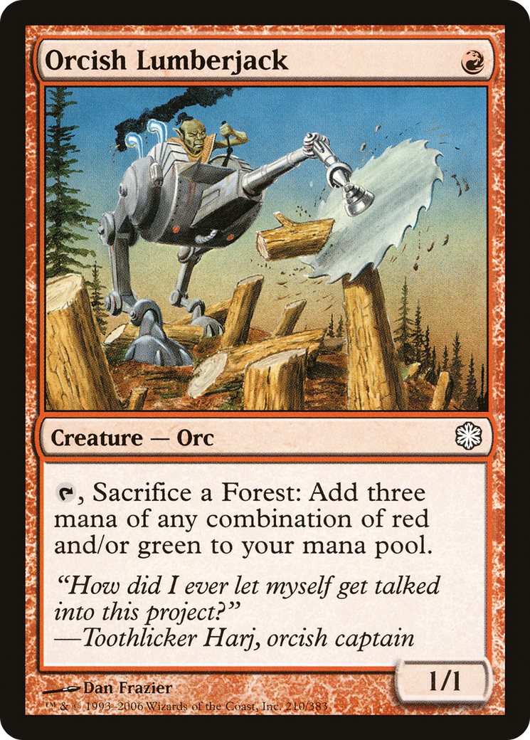 {C} Orcish Lumberjack [Coldsnap Theme Decks][CST 210]