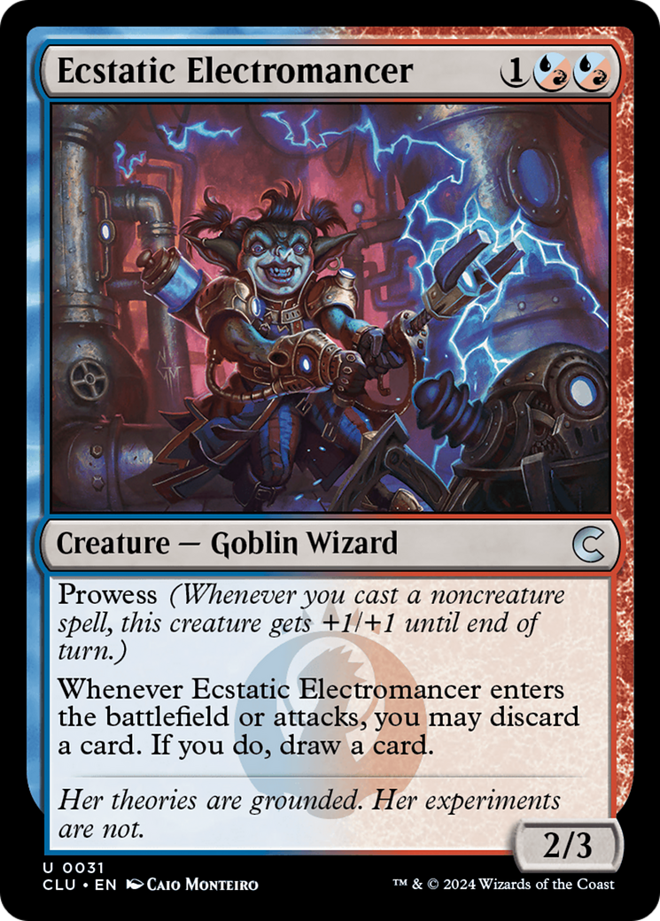 {C} Ecstatic Electromancer [Ravnica: Clue Edition][CLU 031]