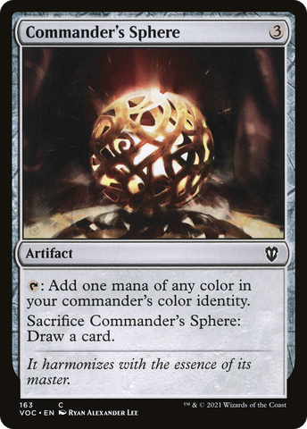 {C} Commander's Sphere [Innistrad: Crimson Vow Commander][VOC 163]