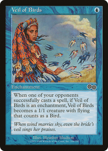 {C} Veil of Birds [Urza's Saga][USG 106]