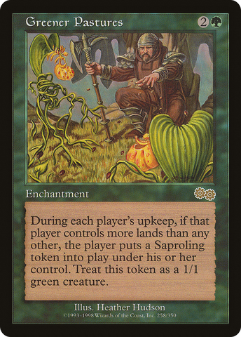 {R} Greener Pastures [Urza's Saga][USG 258]