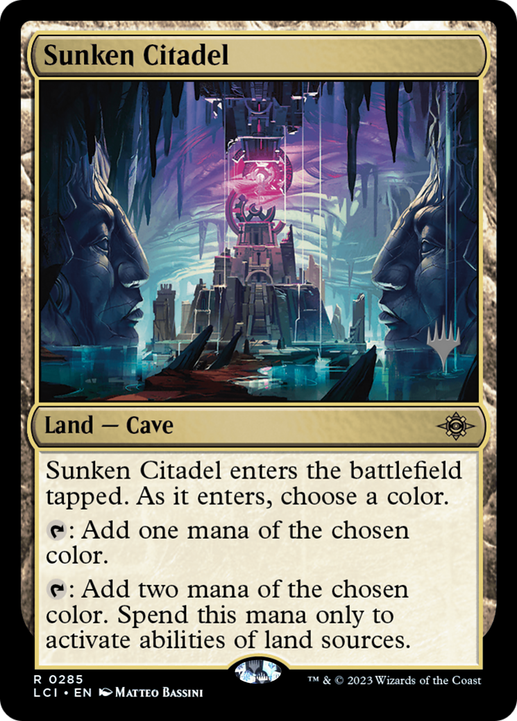 {@R} Sunken Citadel (Promo Pack) [The Lost Caverns of Ixalan Promos][PP LCI 285]