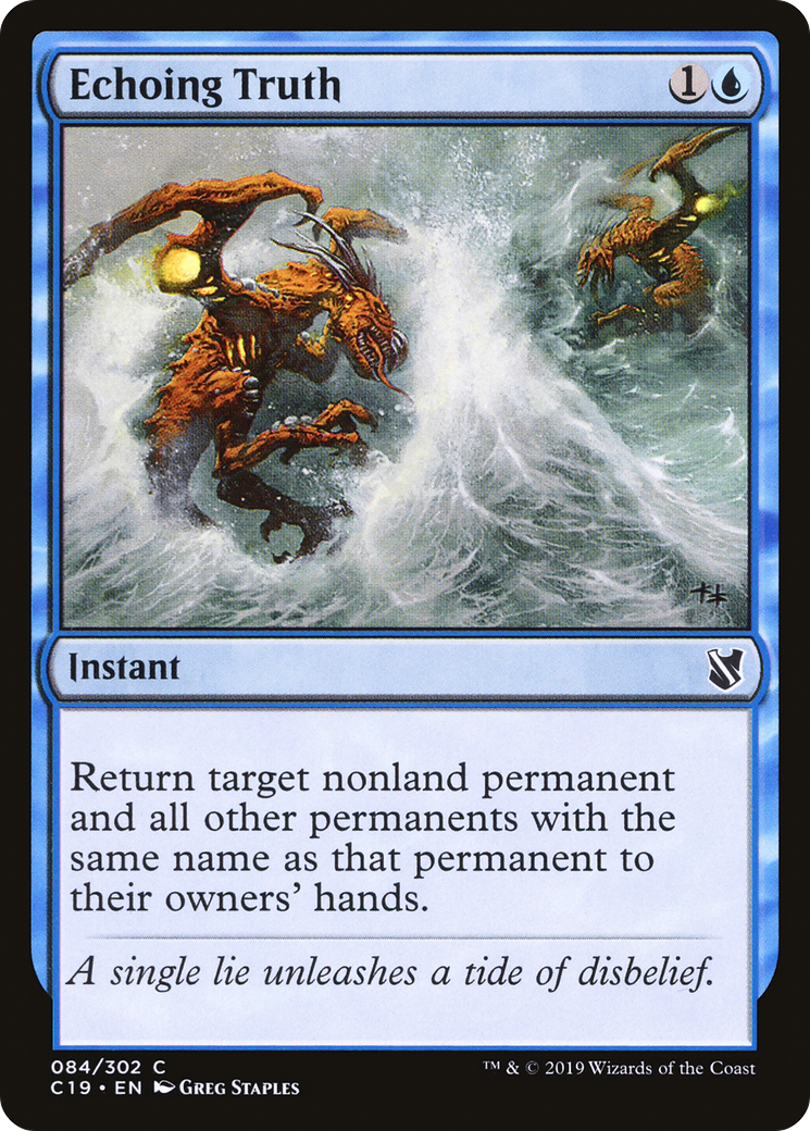 {C} Echoing Truth [Commander 2019][C19 084]