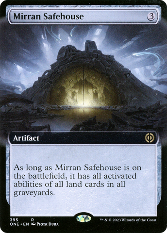 {R} Mirran Safehouse (Extended Art) [Phyrexia: All Will Be One][ONE 395]