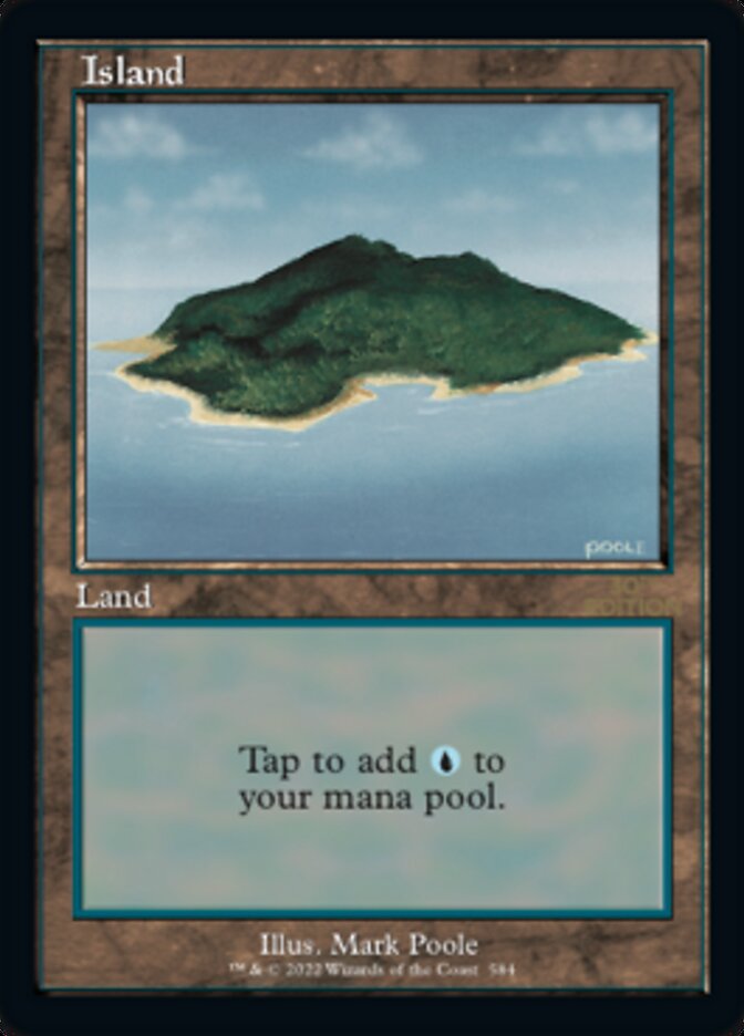 {B} Island (Retro) (584) [30th Anniversary Edition][30A 584]