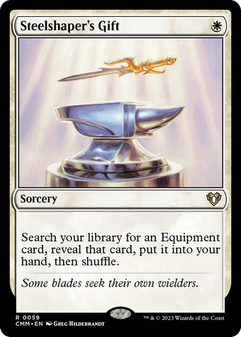 {R} Steelshaper's Gift [Commander Masters][CMM 059]