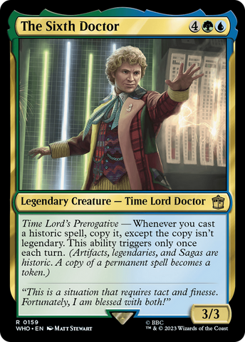 {R} The Sixth Doctor [Doctor Who][WHO 159]