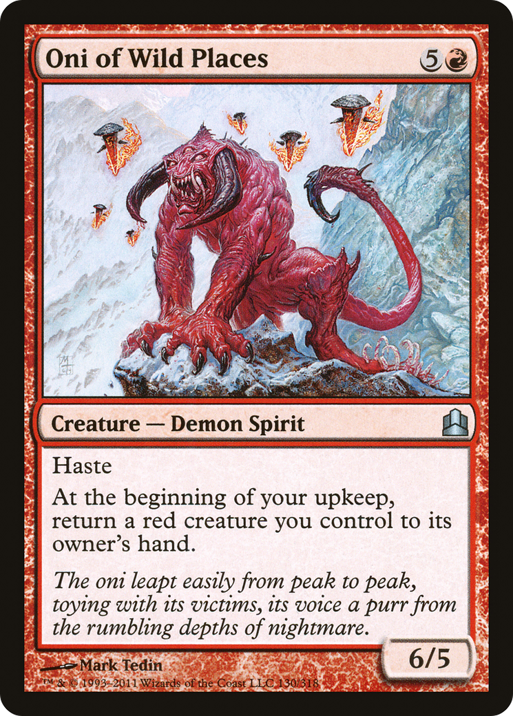 {C} Oni of Wild Places [Commander 2011][CMD 130]