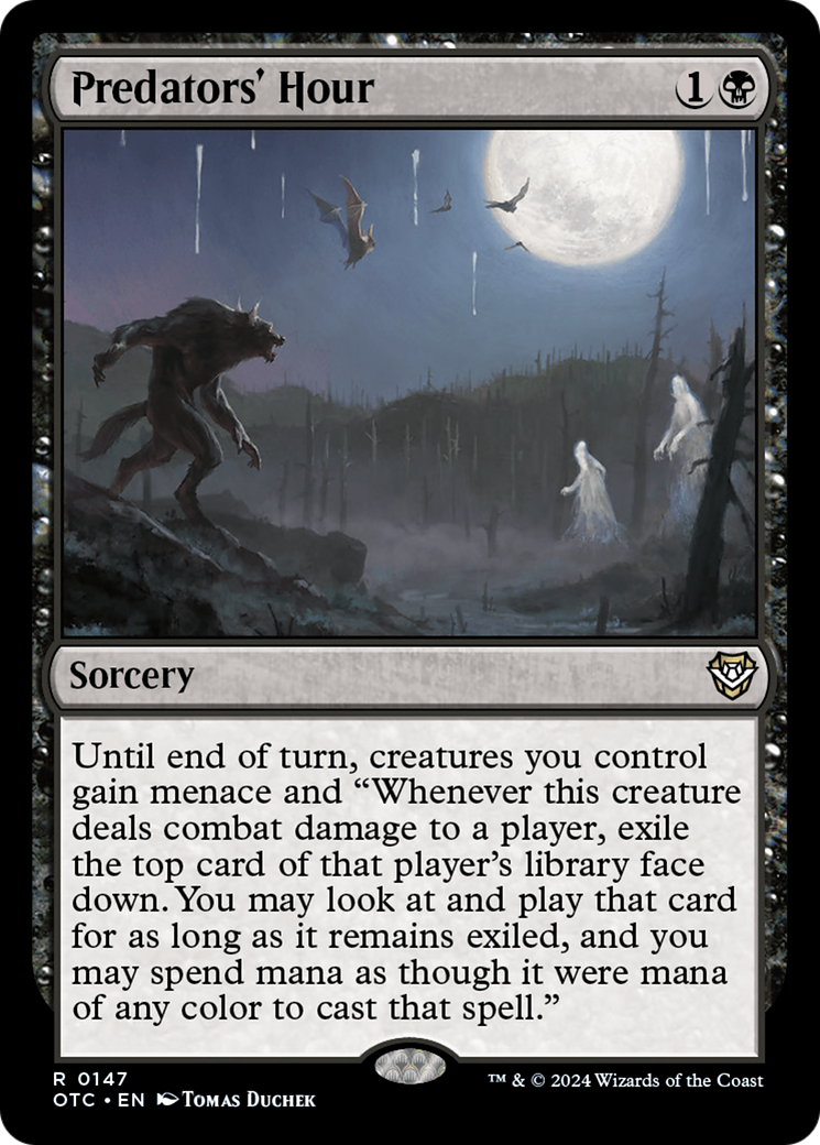 {R} Predators' Hour [Outlaws of Thunder Junction Commander][OTC 147]