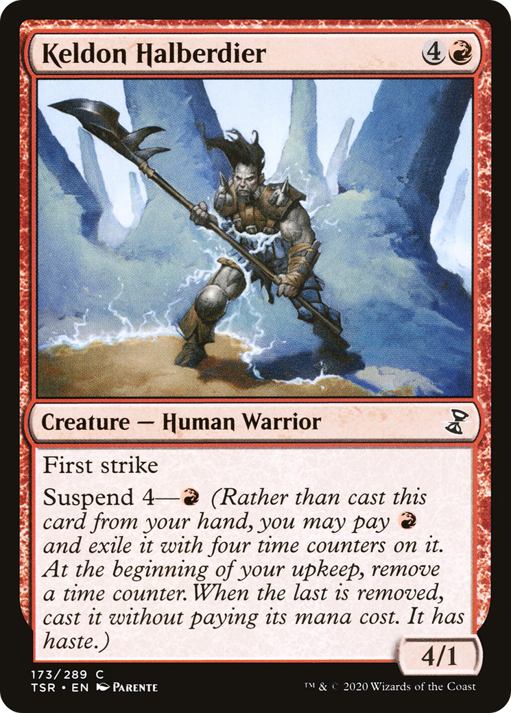 {C} Keldon Halberdier [Time Spiral Remastered][TSR 173]