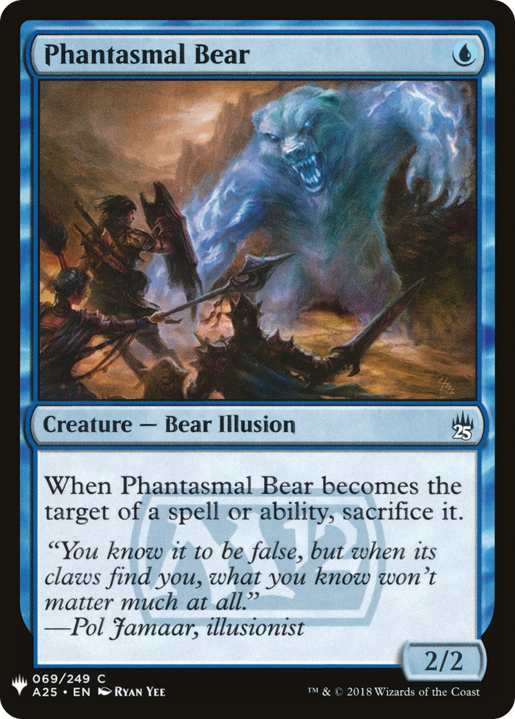 {C} Phantasmal Bear [Mystery Booster][LS A25 069]