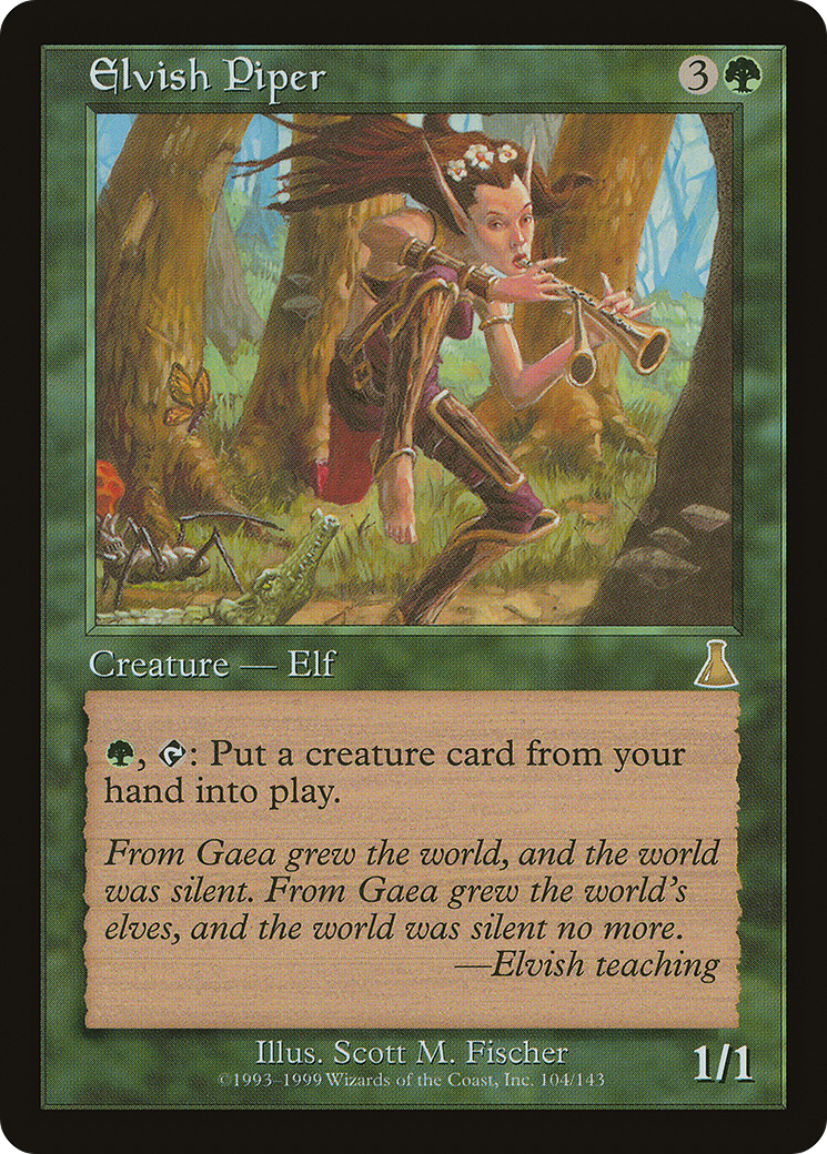 {R} Elvish Piper [Urza's Destiny][UDS 104] - Misty Mountain Games