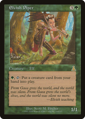 {R} Elvish Piper [Urza's Destiny][UDS 104]
