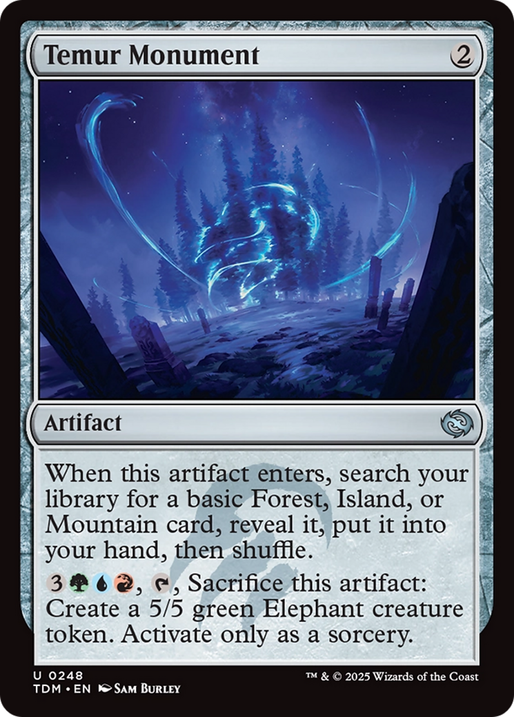 {@C} Temur Monument [Tarkir: Dragonstorm][TDM 248]