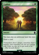 {C} Explore (Surge Foil) [Doctor Who][WHO 822]