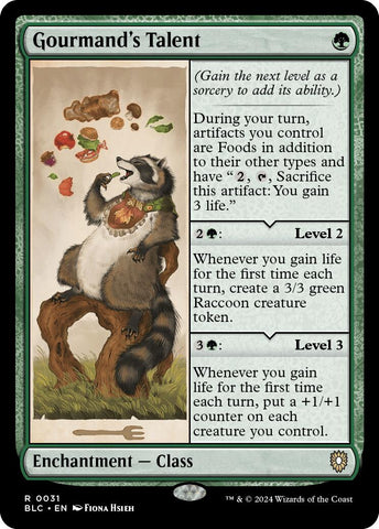 {R} Gourmand's Talent [Bloomburrow Commander][BLC 031]