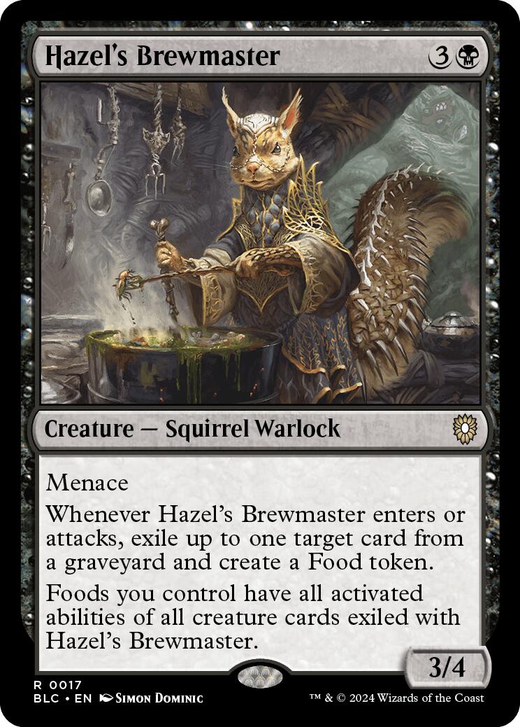 {R} Hazel's Brewmaster [Bloomburrow Commander][BLC 017]
