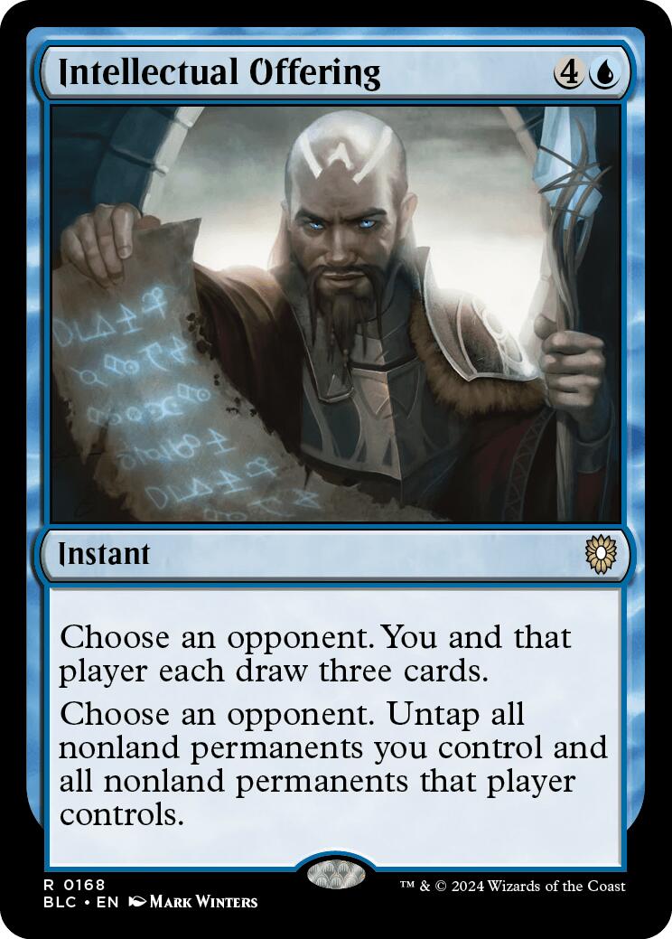 {R} Intellectual Offering [Bloomburrow Commander][BLC 168]