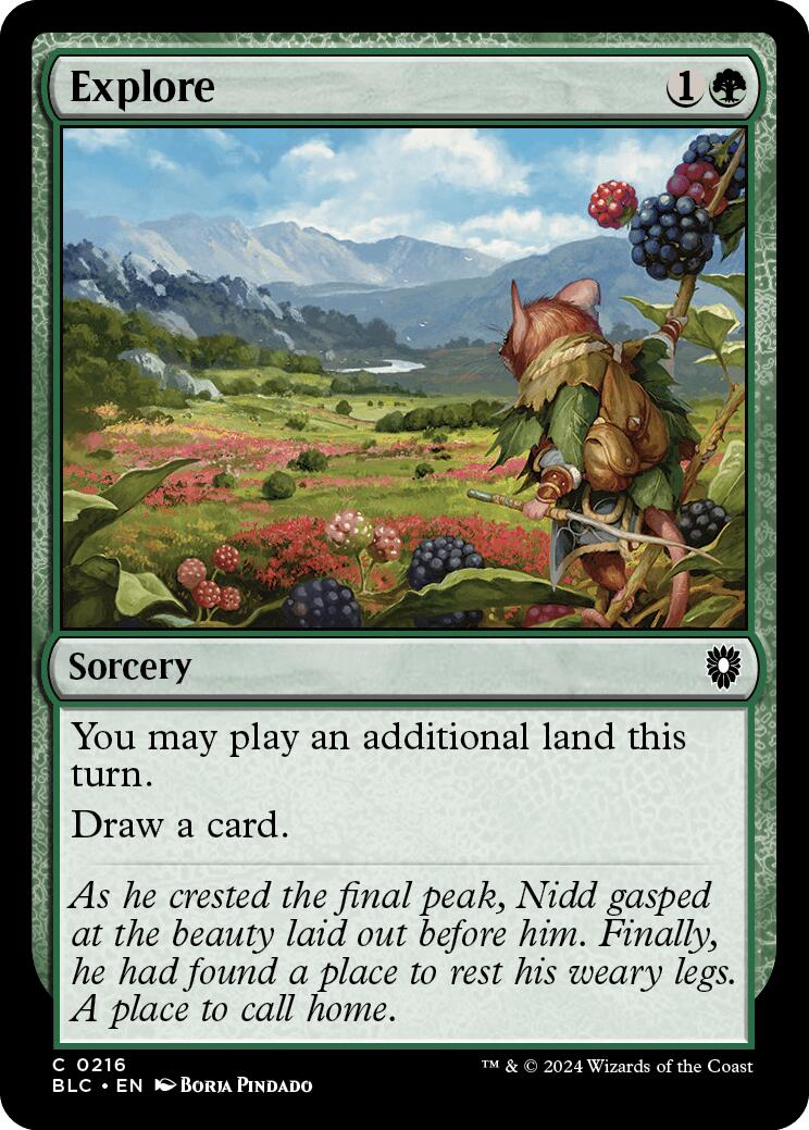 {C} Explore [Bloomburrow Commander][BLC 216]