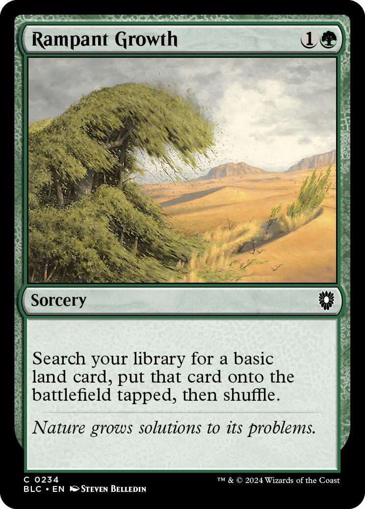 {C} Rampant Growth [Bloomburrow Commander][BLC 234]
