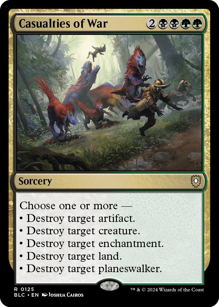 {R} Casualties of War [Bloomburrow Commander][BLC 125]