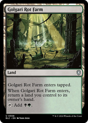 {C} Golgari Rot Farm [Bloomburrow Commander][BLC 308]