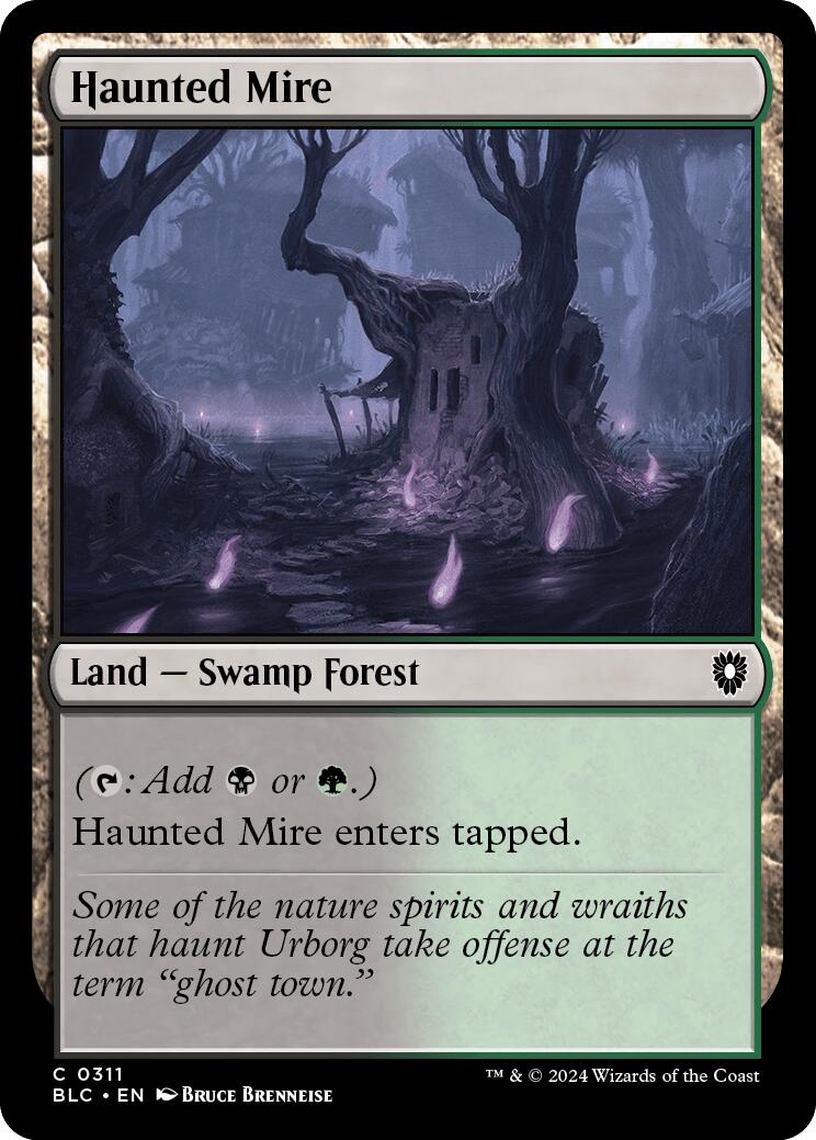 {C} Haunted Mire [Bloomburrow Commander][BLC 311]