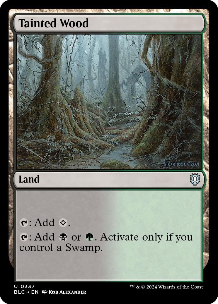 {C} Tainted Wood [Bloomburrow Commander][BLC 337]