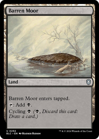{C} Barren Moor [Bloomburrow Commander][BLC 292]
