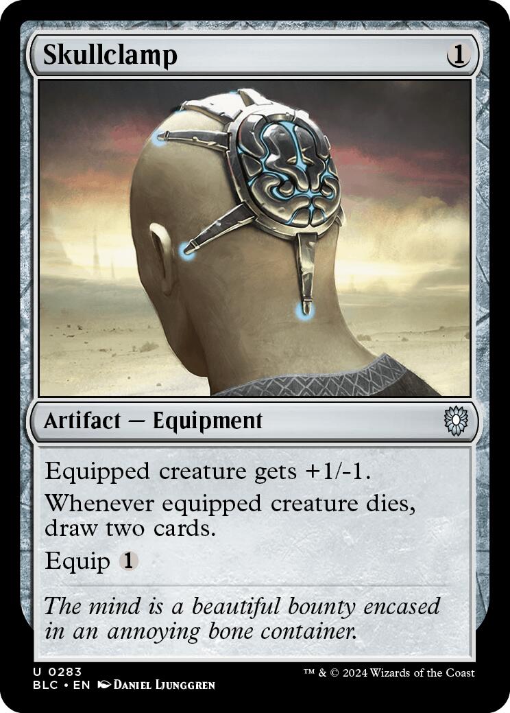 {C} Skullclamp [Bloomburrow Commander][BLC 283]
