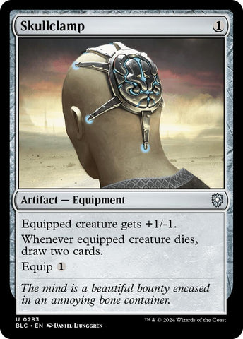 {C} Skullclamp [Bloomburrow Commander][BLC 283]