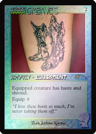 {R} Lightning Greaves (1662) (Rainbow Foil) [Secret Lair Drop Series][RBF SLD 1662]