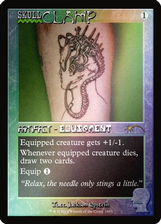 {R} Skullclamp (Rainbow Foil) [Secret Lair Drop Series][RBF SLD 1663]