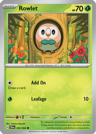 [PKM] Rowlet (003/064) [Scarlet & Violet: Shrouded Fable]