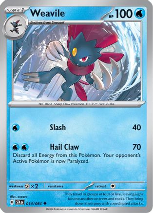 [PKM] Weavile (014/064) [Scarlet & Violet: Shrouded Fable]