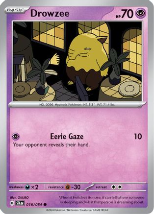 [PKM] Drowzee (016/064) [Scarlet & Violet: Shrouded Fable]