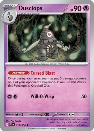 [PKM] Dusclops (019/064) [Scarlet & Violet: Shrouded Fable]