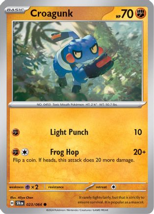 [PKM] Croagunk (023/064) [Scarlet & Violet: Shrouded Fable]