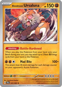 [PKM] Bloodmoon Ursaluna (025/064) [Scarlet & Violet: Shrouded Fable]