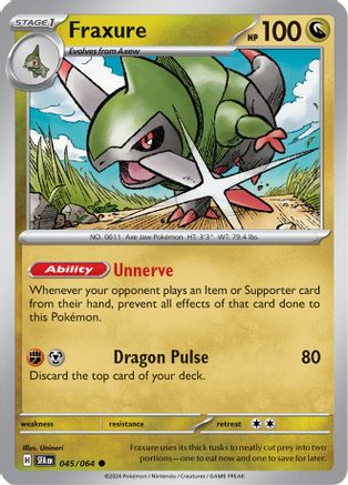 [PKM] Fraxure (045/064) [Scarlet & Violet: Shrouded Fable]