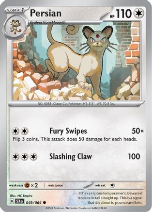 [PKM] Persian (049/064) [Scarlet & Violet: Shrouded Fable]