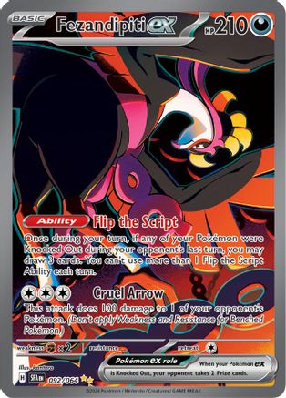 [PKM] Fezandipiti ex (092/064) [Scarlet & Violet: Shrouded Fable]