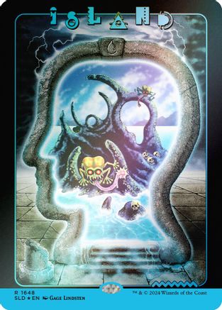 {B}[RBF SLD 1648] Island (1648) (Rainbow Foil) [Secret Lair Drop Series]
