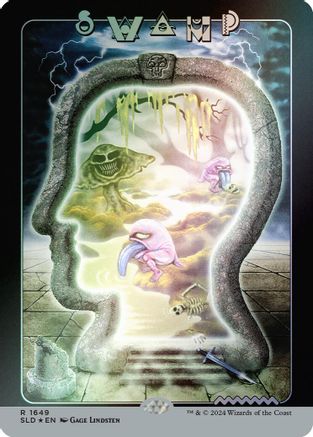 {B}[RBF SLD 1649] Swamp (1649) (Rainbow Foil) [Secret Lair Drop Series]