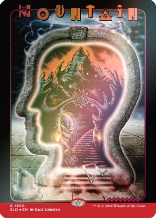 {B}[RBF SLD 1650] Mountain (1650) (Rainbow Foil) [Secret Lair Drop Series]
