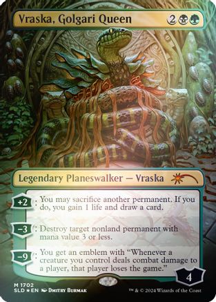 {R} Vraska, Golgari Queen (1702) (Rainbow Foil) [Secret Lair Drop Series][RBF SLD 1702]