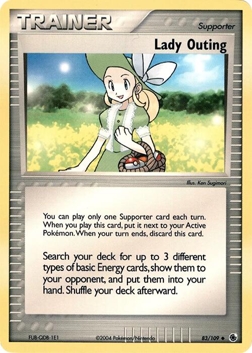 [PKM] Lady Outing (83/109) (Theme Deck Exclusive) [EX: Ruby & Sapphire]