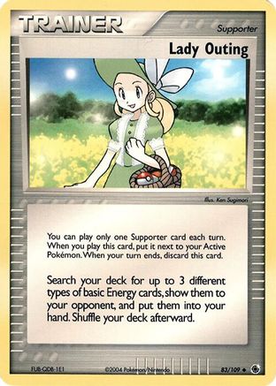 [TR] Lady Outing (83/109) (Theme Deck Exclusive) [EX: Ruby & Sapphire]