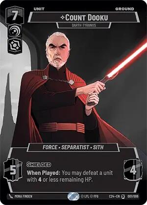 {SW-R}Count Dooku - Darth Tyranus (2024 Convention Exclusive) (001/006) [2024 Convention Promo]